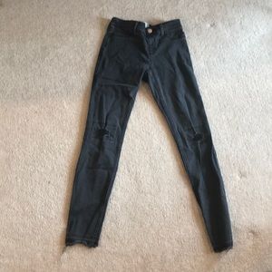 Girls Abercrombie kids pull-on Jean leggings